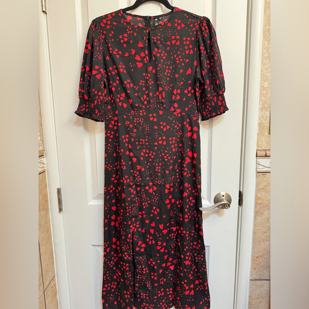 ASOS Red Heart Midi/Long Dress